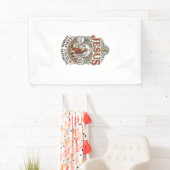 Jesus vroeg christelijk symbool esthetisch Jezus v Spandoek (Insitu)