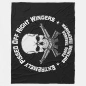 JESUS VS de DEVIL Fleece Blanket Deken (Voorkant)