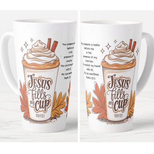 Jesus Vult Mijn Kop Psalm 23:5 Koffie