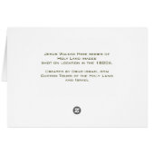 Jesus Walked here: Mt Tabor (Achterkant Horizontaal)