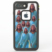 Jesus Walking in the Ocean iphone Hardcase (Achterkant)