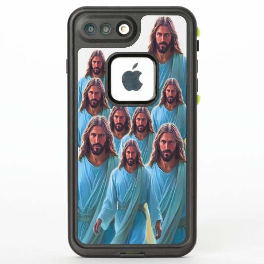 Jesus Walking in the Ocean iphone Hardcase (Achterkant)