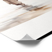 Jesus Walking on Water Waterverf Art Print (Hoek)