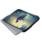 Jesus Walks on Water Laptop Case (Voorkant onderkant)