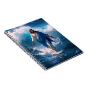 Jesus Walks on Water notebooks lined pages Notitieboek (Rechterzijde)