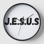 Jesus Wall Clock – Inspirerend uurwerk voor jou (Voorkant)