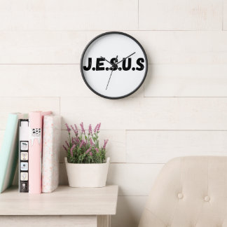 Jesus Wall Clock – Inspirerend uurwerk voor jou