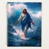 Jesus Wandelt op Water Planner (Voorkant)
