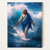Jesus Wandelt op Water Planner (Achterkant)