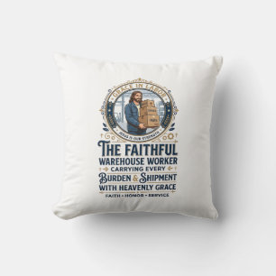 Jesus Warehouse Logistiek Grafisch T-shirt Christe Kussen