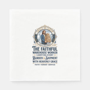 Jesus Warehouse Logistiek Grafisch T-shirt Christe Servet