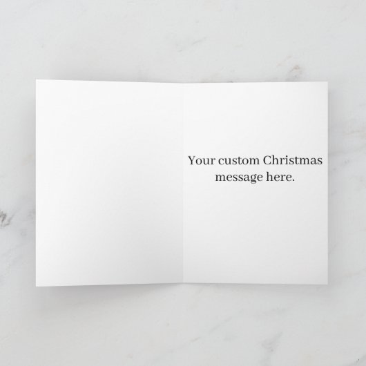 Jesus Was A Palestinian Christmas Custom Message Kaart (Binnen)