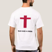 JESUS WAS EEN LIBERAL T-SHIRT (Achterkant)
