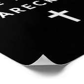 Jesus Was The First Ecrow – Minimalist Christian S Poster (Hoek)