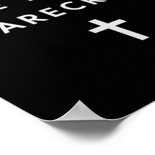 Jesus Was The First Ecrow – Minimalist Christian S Poster (Hoek)