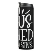 Jesus Washed Away My Sins Thermosbeker (Geroteerd rechts)