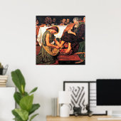 Jesus Washing Peter's Feet (2) Poster (Thuiskantoor)