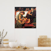 Jesus Washing Peter's Feet (2) Poster (Keuken)