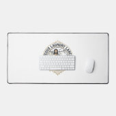 Jesus Waslabel Witte Jezus Wasgoed Was Bureaumat (Keyboard & Muis)