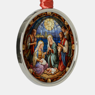 Jesus wast de voeten van Petrus, Metalen Ornament