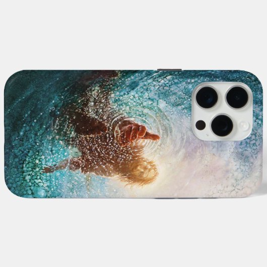 Jesus wave phone case (Achterkant (horizontaal))