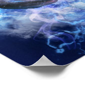 Jesus Waving van Heaven Matthew 4:17 Christelijk Poster (Hoek)