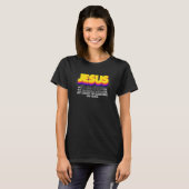 Jesus Way Maker Beleef Keeper Miraker Lamp T-shirt (Voorkant volledig)