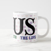 Jesus Way Truth Life Jumbo Mok (Rechts)