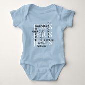 Jesus Waymaker Mirakel Baby Bodysuit (Voorkant)