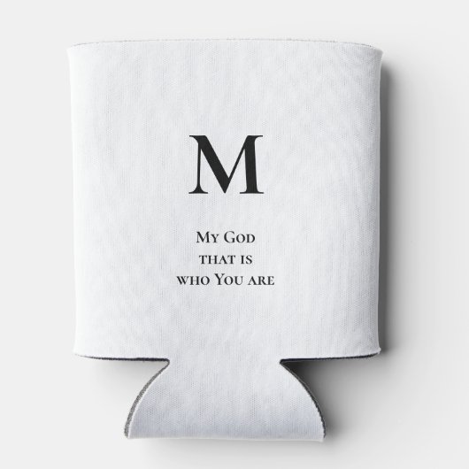 JESUS Waymaker Monogram Christelijk Blikjeskoeler (Achterkant)