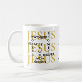 Jesus Waymaker Monogram Christelijk Koffiemok (Links)