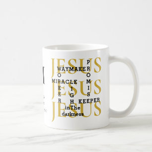 Jesus Waymaker Monogram Christelijk Koffiemok