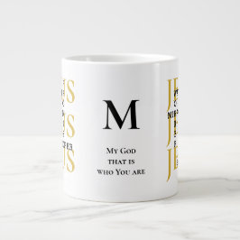 Jesus Waymaker Monogram Christelijke koffie Mok