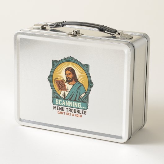 Jesus Wazige QR-code Scant Niet Menu Tech Humor_1 (Voorkant)