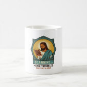 Jesus Wazige QR-code Scant Niet Menu Tech Humor_1 Koffiemok (Center)