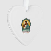 Jesus Wazige QR-code Scant Niet Menu Tech Humor_1 Ornament (voorkant)