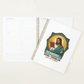 Jesus Wazige QR-code Scant Niet Menu Tech Humor_1 Planner (Display)