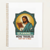 Jesus Wazige QR-code Scant Niet Menu Tech Humor_1 Planner (Voorkant)