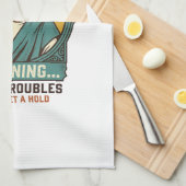 Jesus Wazige QR-code Scant Niet Menu Tech Humor_1 Theedoek (Quarter Fold)