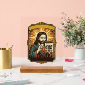 Jesus Wazige Trap Captcha Test Tech Beveiliging Hu Acryl Bord (Huwelijk)