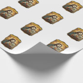 Jesus Wazige Trap Captcha Test Tech Beveiliging Hu Cadeaupapier (Hoek)