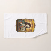 Jesus Wazige Trap Captcha Test Tech Beveiliging Hu Handdoek (Handdoek)
