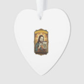 Jesus Wazige Trap Captcha Test Tech Beveiliging Hu Ornament (voorkant)