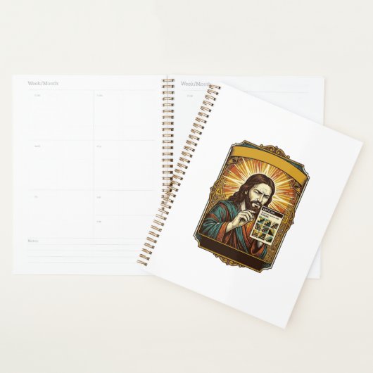 Jesus Wazige Trap Captcha Test Tech Beveiliging Hu Planner (Display)
