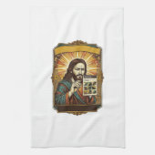 Jesus Wazige Trap Captcha Test Tech Beveiliging Hu Theedoek (Verticaal)