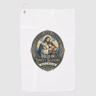 Jesus Weduwe Weduwnaar Aanmoediging Vintage T-shir Golfhanddoek