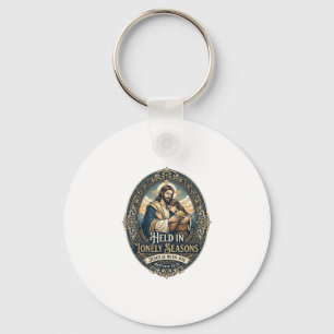 Jesus Weduwe Weduwnaar Aanmoediging Vintage T-shir Sleutelhanger