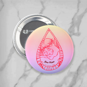 Jesus Wept Christelijk Ronde Button 5,7 Cm