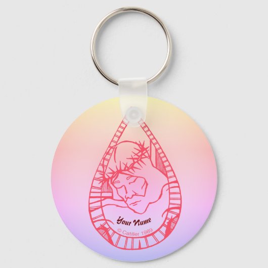 Jesus Wept Christelijk Sleutelhanger (Voorkant)