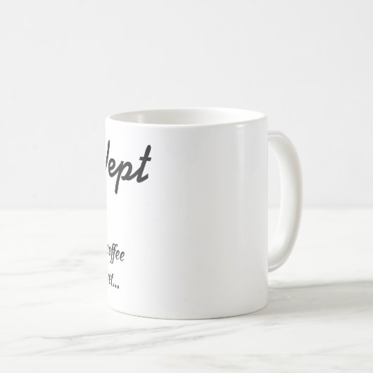 Jesus Wept Coffee Mok (Voorkant rechts)